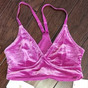 Fabletics Hazel Velvet Bralette
